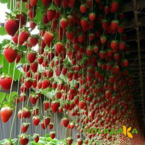 Клубника ампельная Анастасия купить по цене от 370р. в интернет-магазине «Посадика» с доставкой почтой в в Волоколамске и по всей России – [изображение №1].
