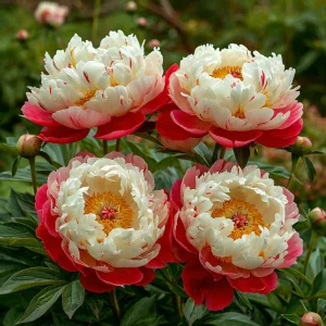 Пион Коралловый Каскад купить по цене от 490р. в интернет-магазине «Посадика» с доставкой почтой в в Волоколамске и по всей России – [изображение №1].