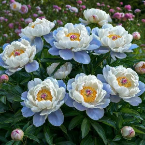 Пион Акварельный Этюд купить по цене от 806р. в интернет-магазине «Посадика» с доставкой почтой в в Волоколамске и по всей России – [изображение №1].