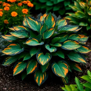 Хоста Бархатный Полог купить по цене от 560р. в интернет-магазине «Посадика» с доставкой почтой в в Волоколамске и по всей России – [изображение №1].